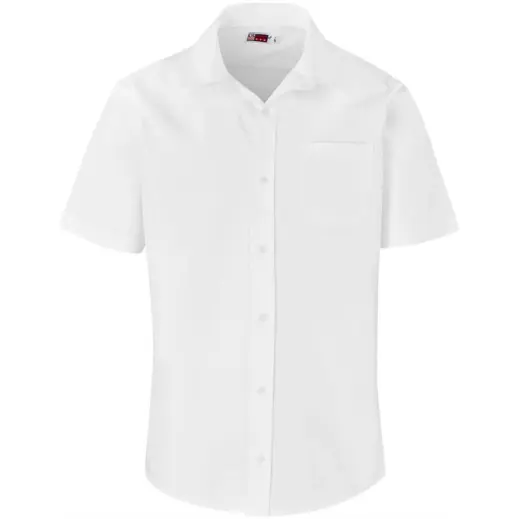 Mens Short Sleeve Milano Shirt White Front